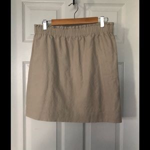 JCrew Factory Linen Sidewalk skirt